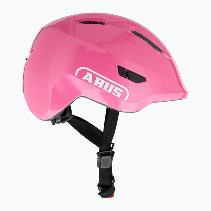 ABUS casco da bici per bambini Smiley 3.0 rosa lucido 4