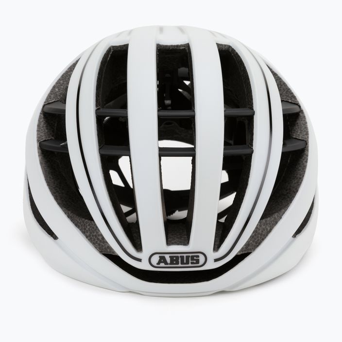 ABUS casco da bicicletta Aventor in pile bianco 2
