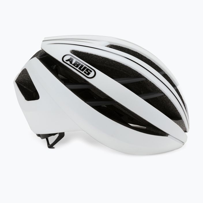 ABUS casco da bicicletta Aventor in pile bianco 3