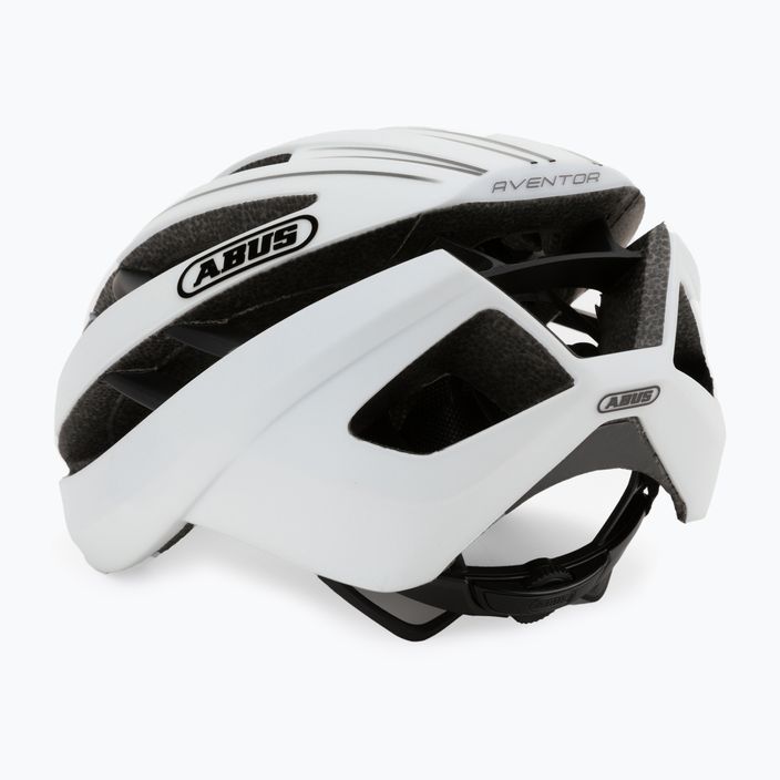 ABUS casco da bicicletta Aventor in pile bianco 4