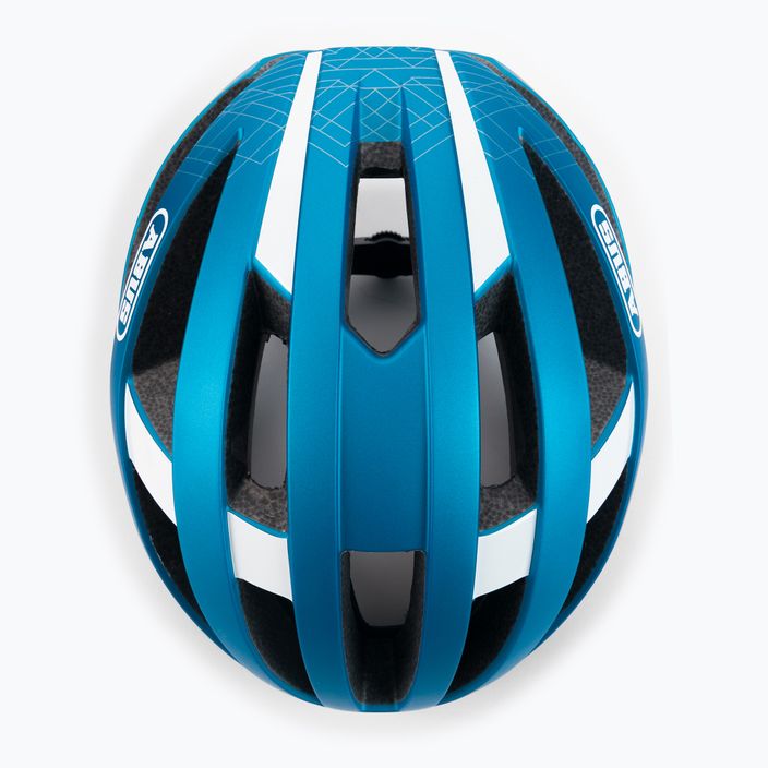 ABUS casco da bicicletta Viantor blu acciaio 6