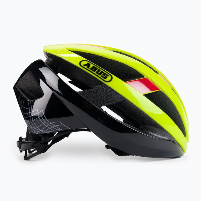 ABUS casco da bici Viantor giallo neon 3
