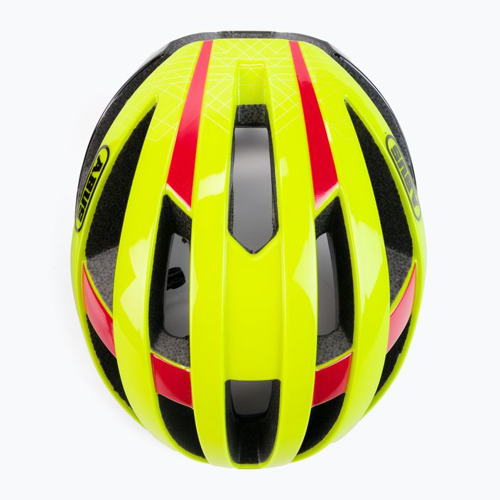 ABUS casco da bici Viantor giallo neon 6