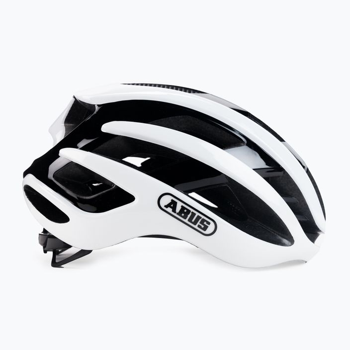 ABUS AirBreaker casco da bicicletta in pile bianco 3