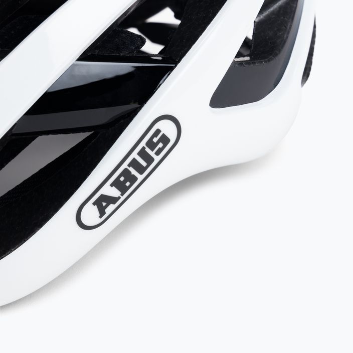 ABUS AirBreaker casco da bicicletta in pile bianco 7