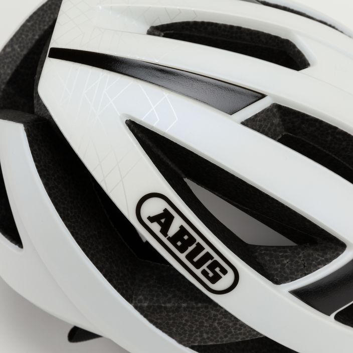 ABUS casco da bicicletta Viantor in pile bianco 7