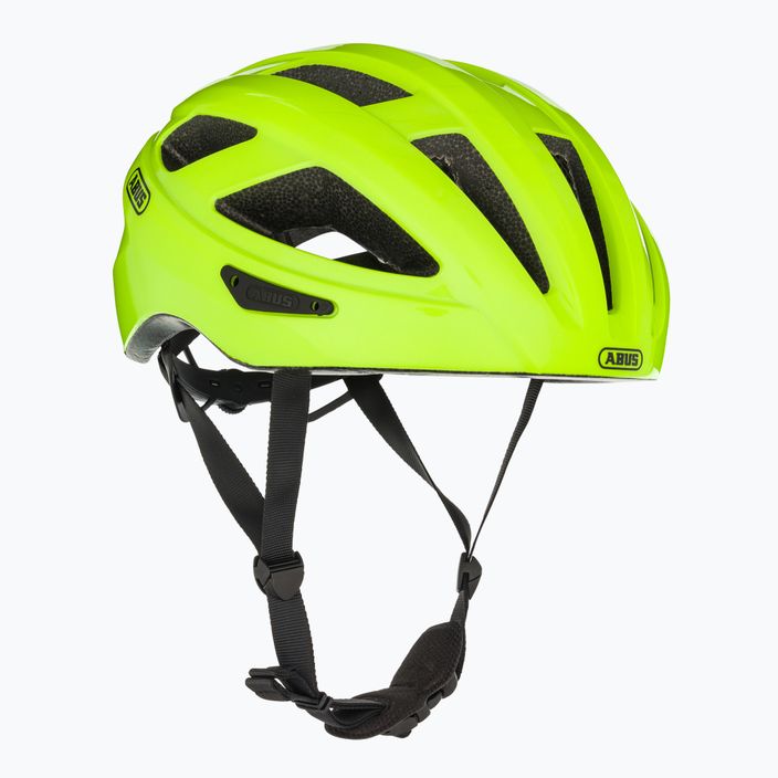 ABUS casco da bicicletta Macator segnale giallo