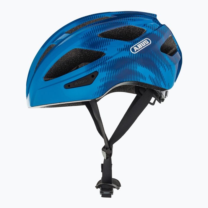 ABUS casco da bicicletta Macator blu acciaio 5