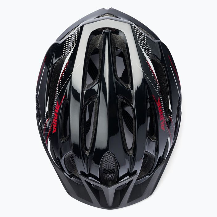Casco da bici Alpina MTB 17 nero/bianco/rosso 6