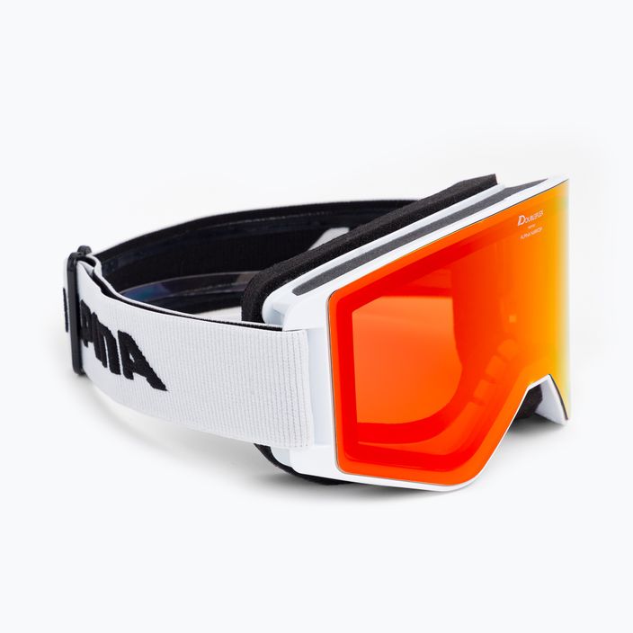 Occhiali da sci Alpina Narkoja Q-Lite bianco/arancio