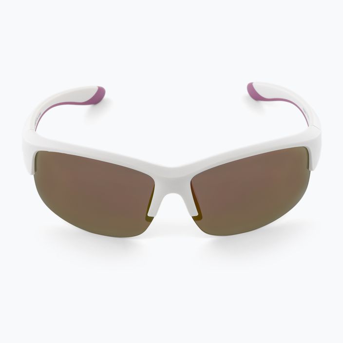 Occhiali da sole per bambini Alpina Junior Flexxy Youth HR bianco viola opaco/rosa a specchio 3
