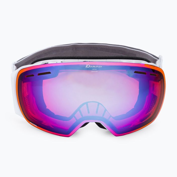 Alpina Granby Q-Lite bianco lucido/blu sph occhiali da sci 2