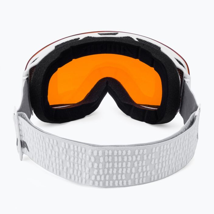 Alpina Granby Q-Lite bianco lucido/blu sph occhiali da sci 3