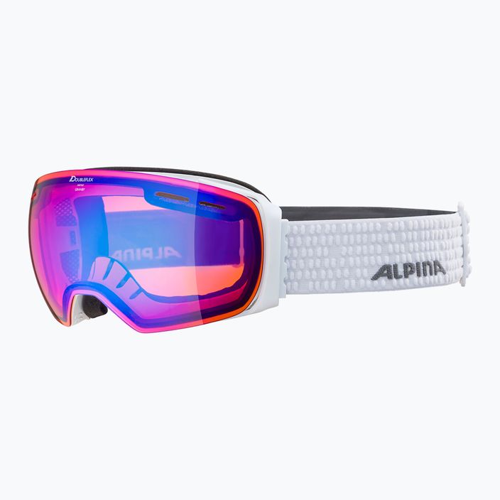 Alpina Granby Q-Lite bianco lucido/blu sph occhiali da sci 6