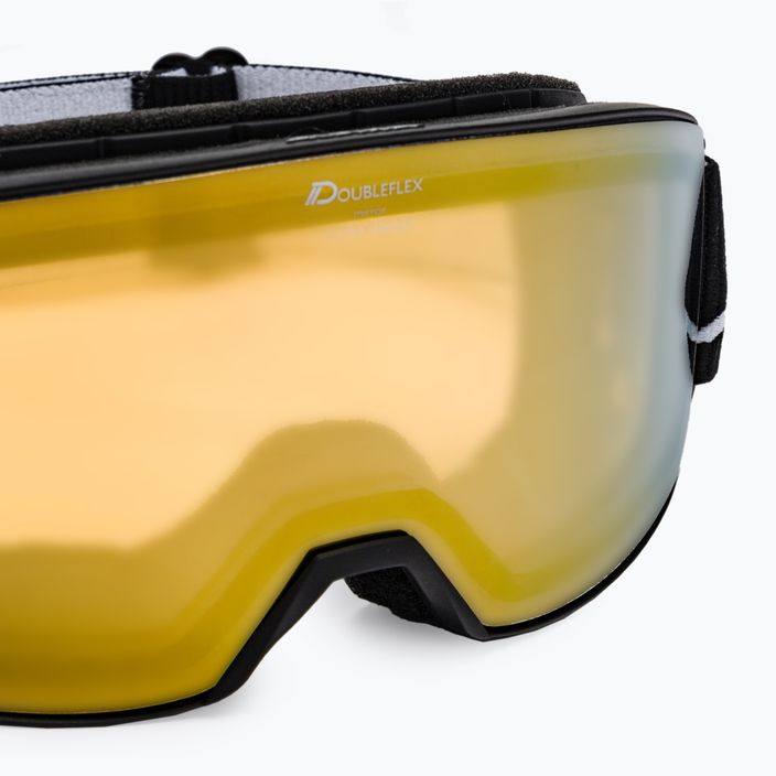 Occhiali da sci Alpina Nakiska Q-Lite nero opaco/oro 5