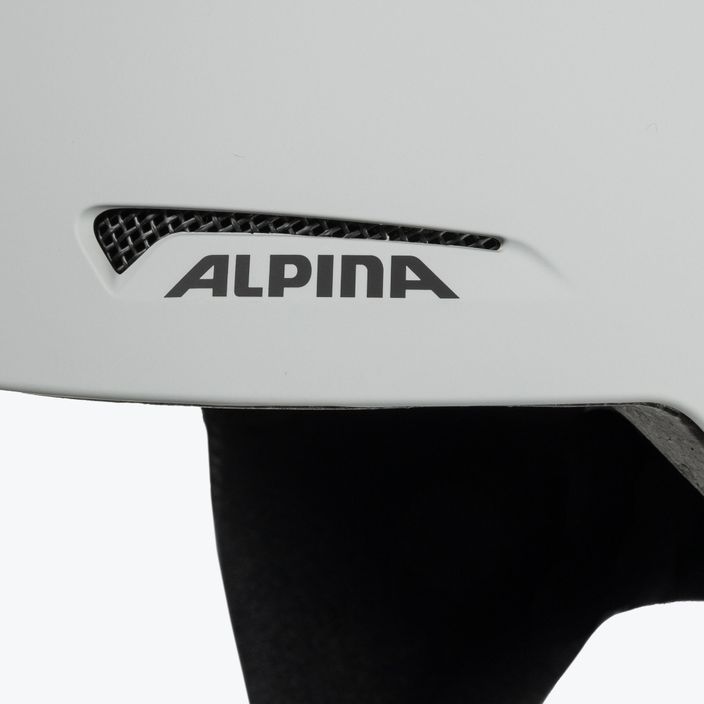 Casco da sci Alpina per bambini Zupo grigio opaco 8