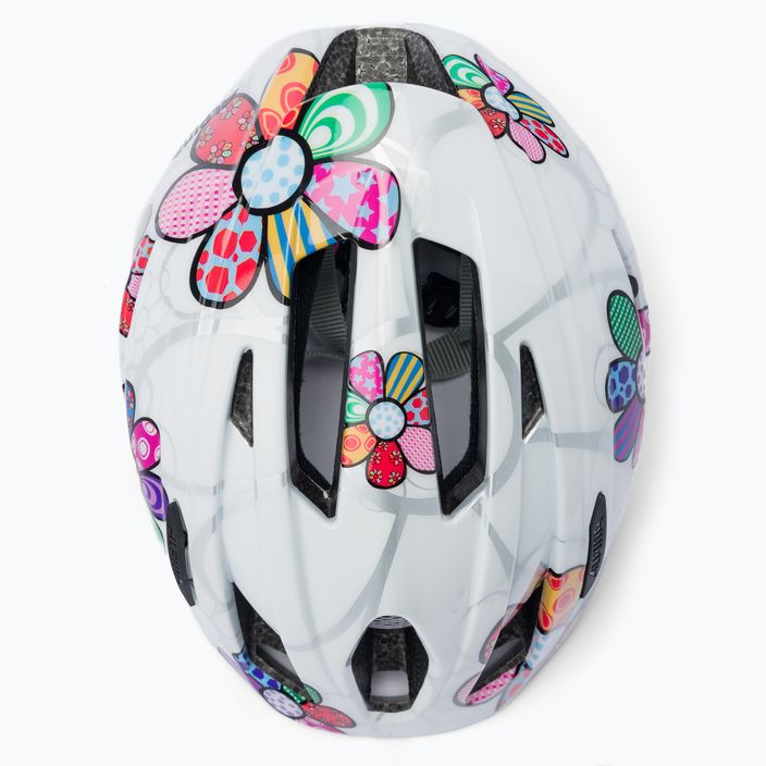 Casco da bici per bambini Alpina Pico bianco perla/fiore lucido 6