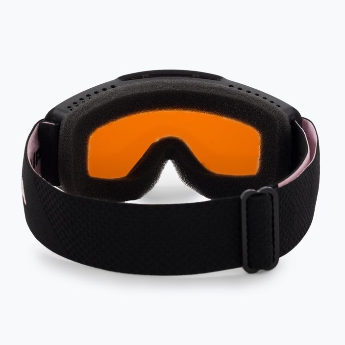 Occhiali da sci Alpina Piney per bambini nero/rosa opaco/arancio 3