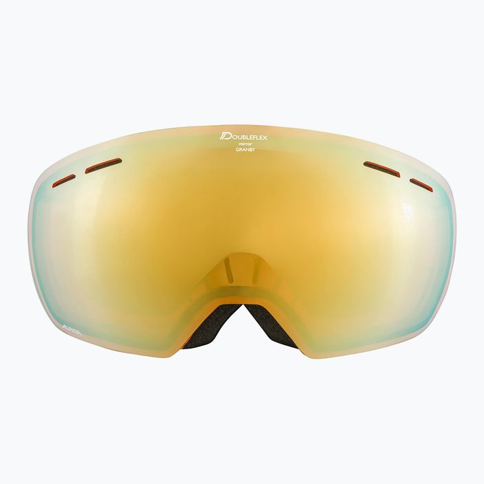 Occhiali da sci Alpina Granby Q-Lite nero/zucca opaca/oro sph 7