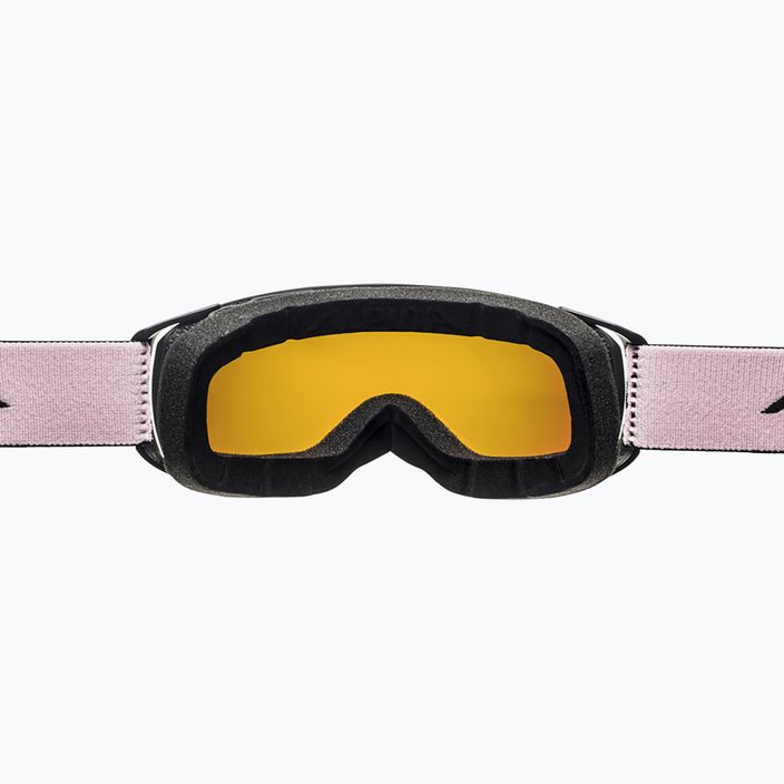 Occhiali da sci Alpina Estetica Q-Lite nero/rosa opaco/arcobaleno sph 8