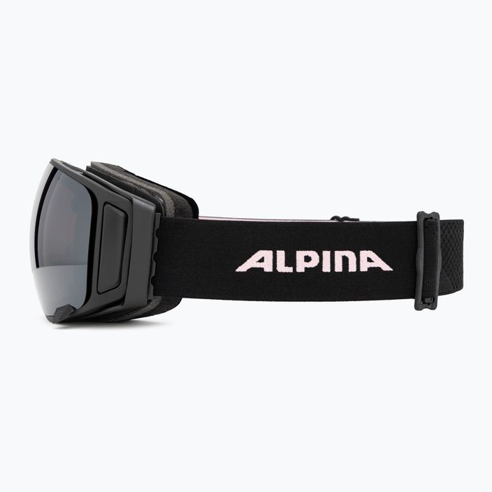 Occhiali da sci Alpina Double Jack Mag Q-Lite nero/rosa opaco/nero specchiato 4