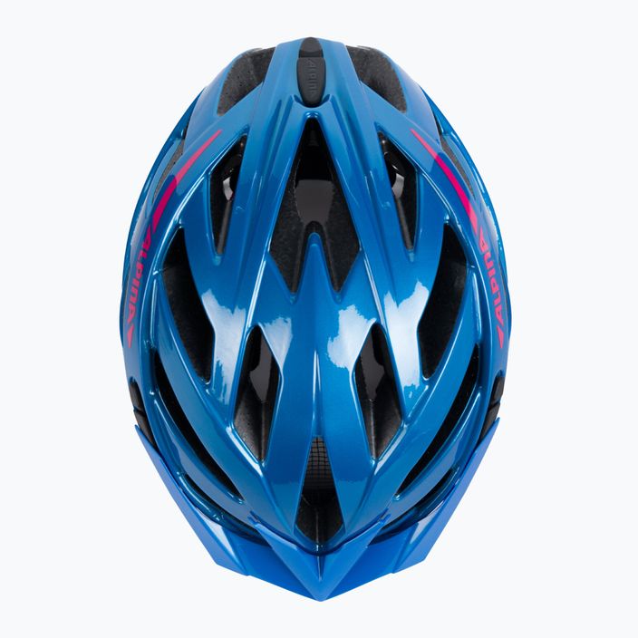 Casco da bici Alpina Panoma 2.0 blu vero/rosa lucido 6