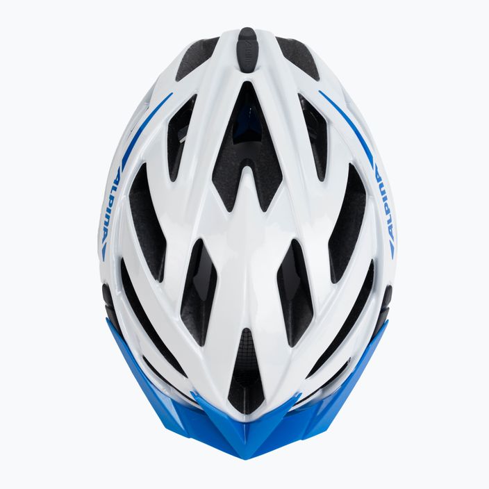 Casco da bici Alpina Panoma 2.0 bianco/blu lucido 6