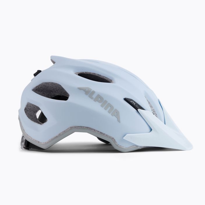 Alpina Carapax casco da bici per bambini blu tortora/grigio opaco 3