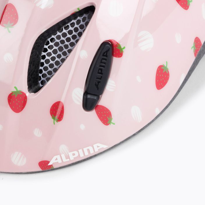 Casco da bici per bambini Alpina Ximo strawberry rose gloss 8