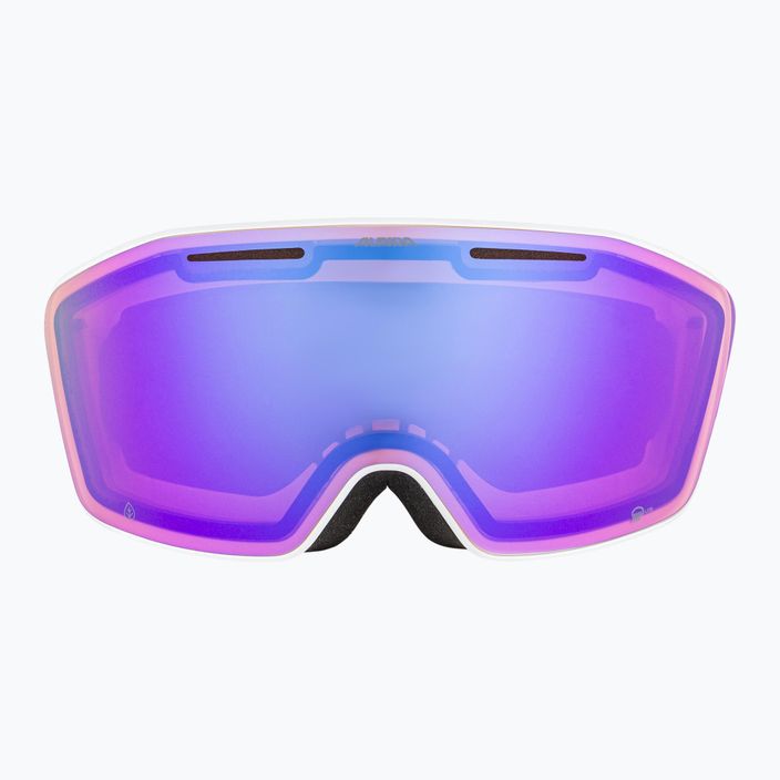 Alpina Nendaz Q-Lite S2 bianco/lilla opaco/lavanda occhiali da sci 7
