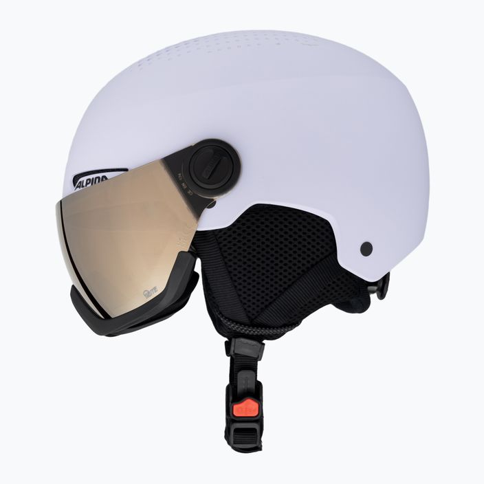 Alpina Arber Visor Q Lite casco da sci lilla opaco 5