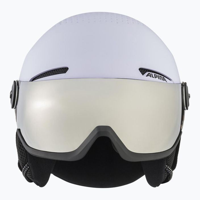 Alpina Arber Visor Q Lite casco da sci lilla opaco 7