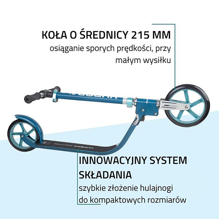 Hudora Bigwheel 215 scooter blu 14126 10