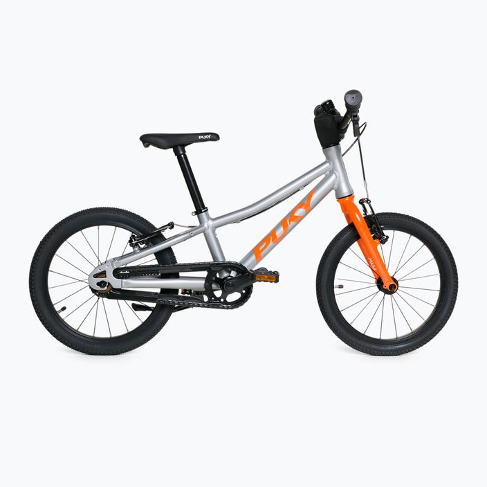 PUKY LS Pro 16-1 Alu bicicletta per bambini argento/arancio