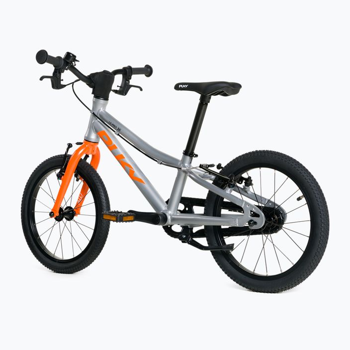 PUKY LS Pro 16-1 Alu bicicletta per bambini argento/arancio 3