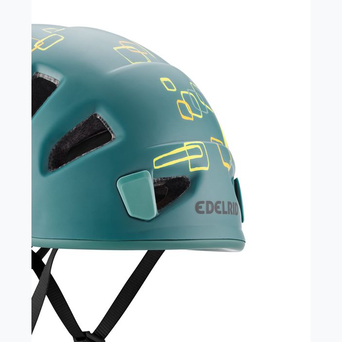 EDELRID Shield II casco da arrampicata per bambini giada/petrol 2