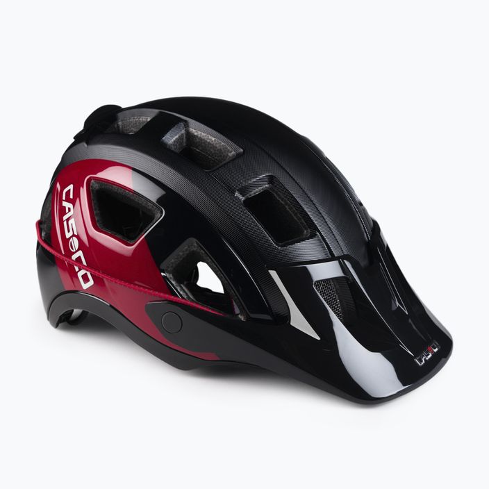 CASCO MTBE 2 casco da bicicletta nero/rosso opaco