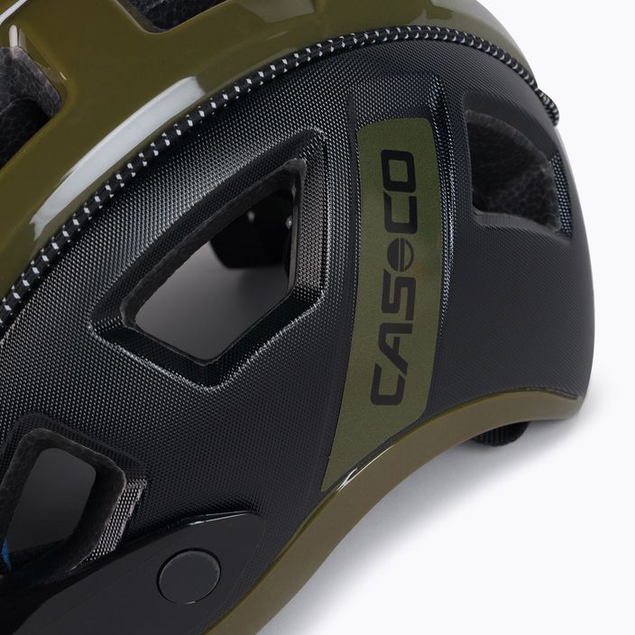 CASCO MTBE 2 casco da bicicletta nero/oliva opaco 7