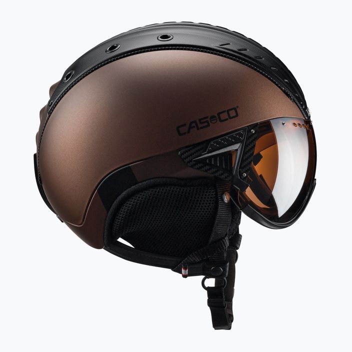 CASCO casco da sci SP-2 Carbonic Visiera marrone 4