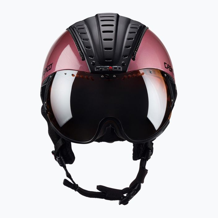 CASCO casco da sci SP-2 Carbonic Visor nero/rosa 2