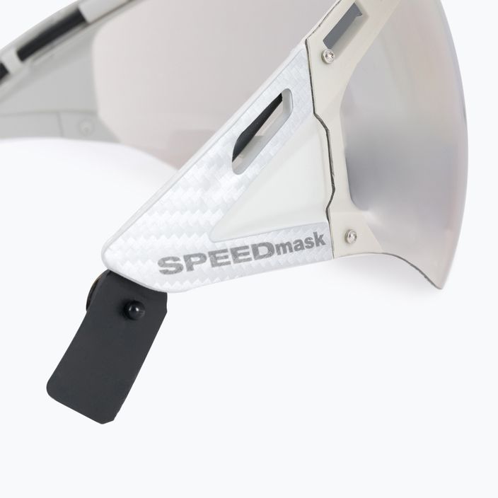CASCO Speed Carbonic trasparente/argento specchio casco bici parabrezza 2