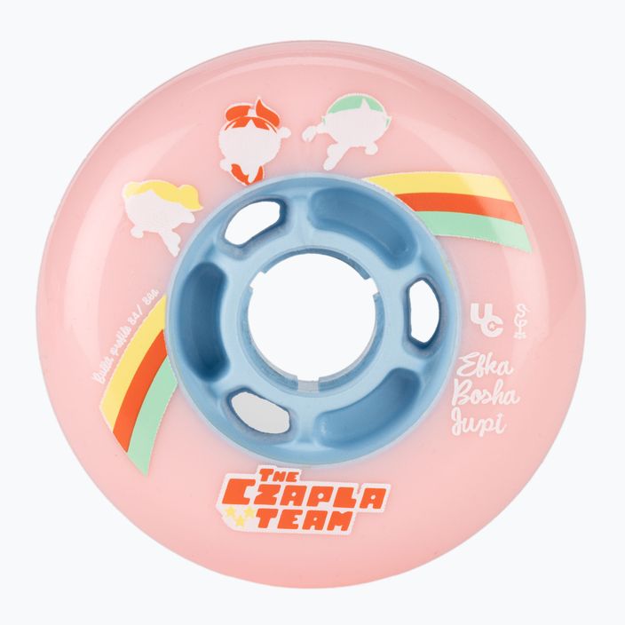 RUOTE UNDERCOVER Czaplas Sister TV Line 2 84 mm/86A ruote rollerblade 4 pezzi rosa. 2