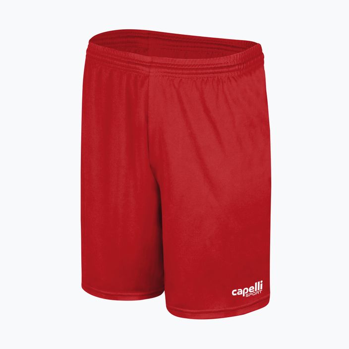Capelli Sport Cs One Adult Match pantaloncini da calcio da bambino rosso/bianco 4