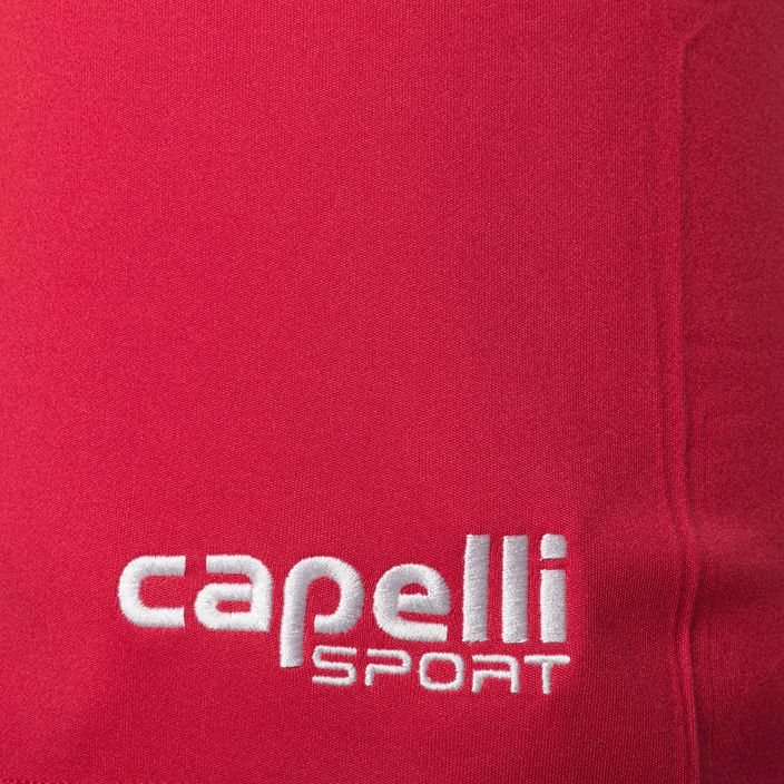 Capelli Sport Cs One Adult Match pantaloncini da calcio da bambino rosso/bianco 3