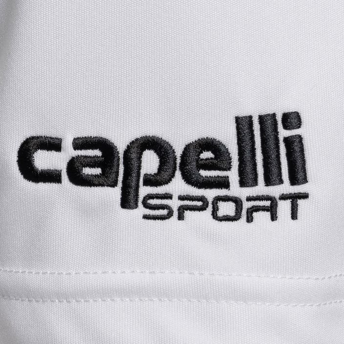 Capelli Sport Cs One Youth Match bianco/nero pantaloncini da calcio per bambini 3