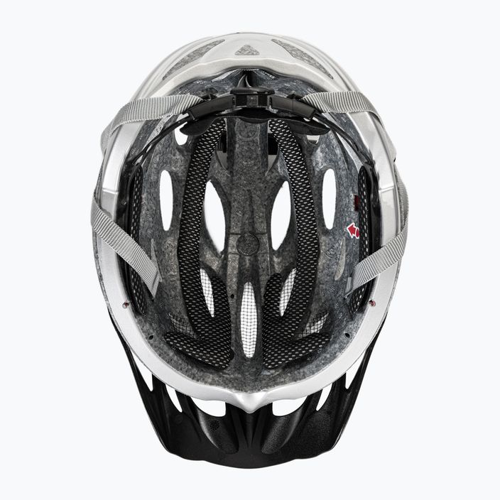 Casco da bici UVEX Oversize nero opaco/argento 5