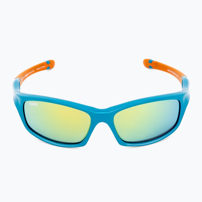 UVEX occhiali da sole per bambini Sportstyle 507 blu arancio/rosa specchiato 3
