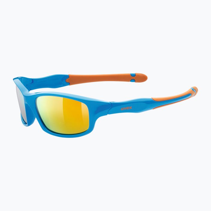 UVEX occhiali da sole per bambini Sportstyle 507 blu arancio/rosa specchiato 5
