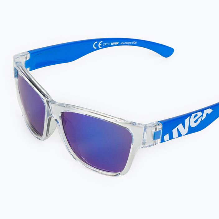UVEX occhiali da sole per bambini Sportstyle 508 blu chiaro/blu specchiato 5