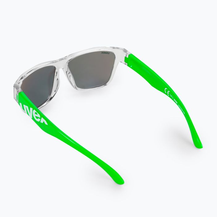 UVEX occhiali da sole per bambini Sportstyle 508 verde chiaro/verde specchio 2